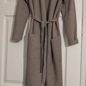 Babaton Taupe Knit Cardigan